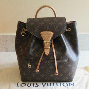 2020 RARE SOLD OUT BOX Louis Vuitton FRANCE Monogram Montsouris PM Backpack Bag